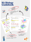 H2 Biology Mastery Guide: Coloured, Concise A-Level Notes - Singapore Edition