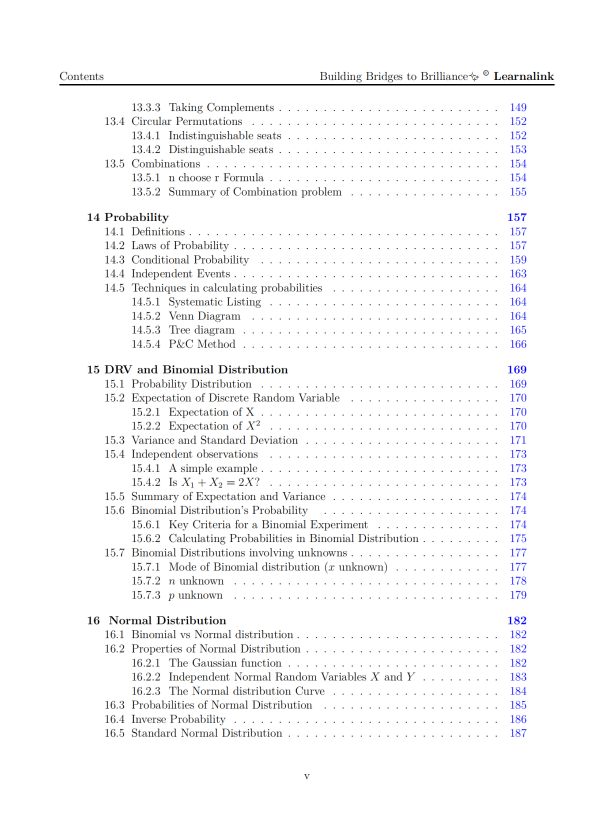 H2 Math Mastery Guide: Coloured, Concise A-Level Notes with Practice & Example Problems - Singapore Edition