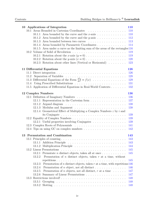 H2 Math Mastery Guide: Coloured, Concise A-Level Notes with Practice & Example Problems - Singapore Edition