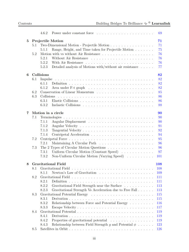 H2 Physics Mastery Guide: Coloured, Concise A-Level Notes with Practice & Example Questions - Singapore Edition
